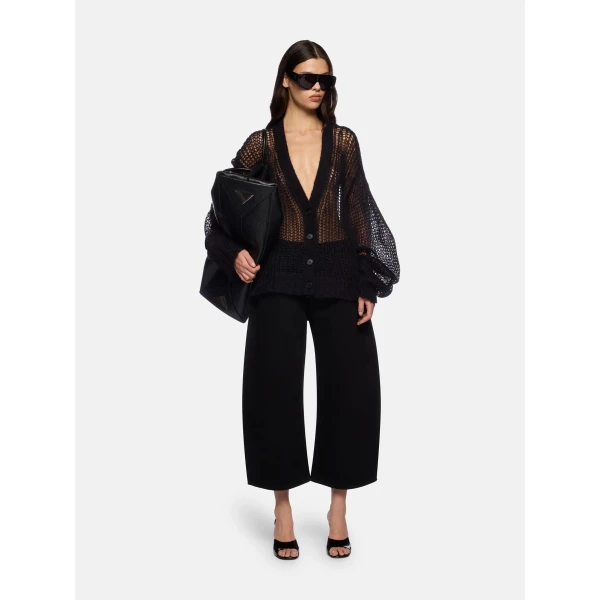 The Attico Black Cardigan, view 2