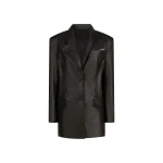 The Attico Black Jacket - The Attico Jackets - Designed by Gilda Ambrosio & Giorgia Tordini - Shop at Coveti