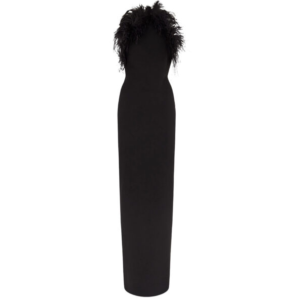 The Attico Black Long Dress - The Attico Dresses - Designed by Gilda Ambrosio & Giorgia Tordini - Shop at Coveti