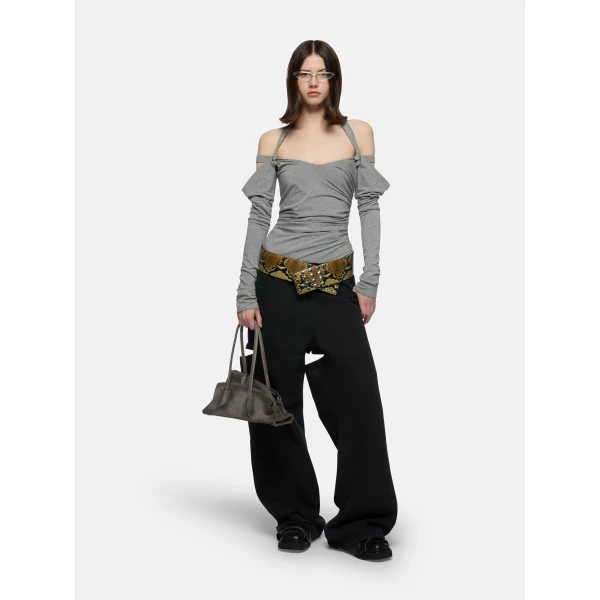 The Attico Black Long Pant, view 2