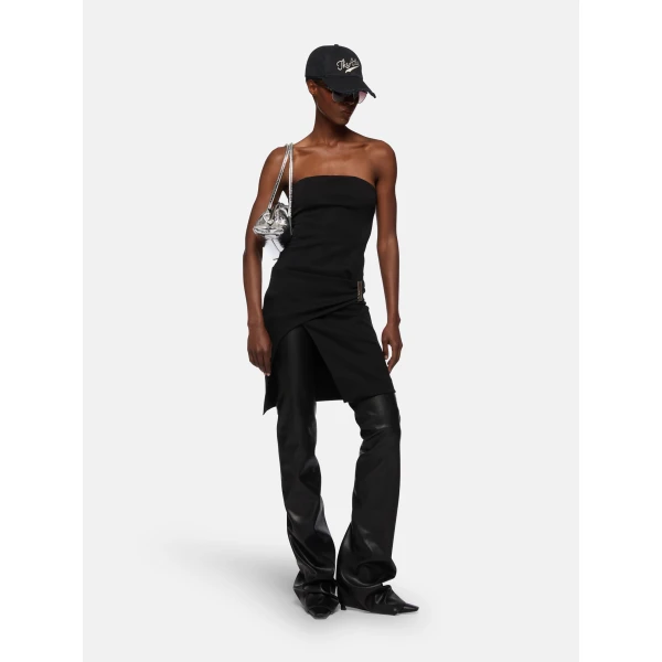 The Attico Black Midi Dress, view 2