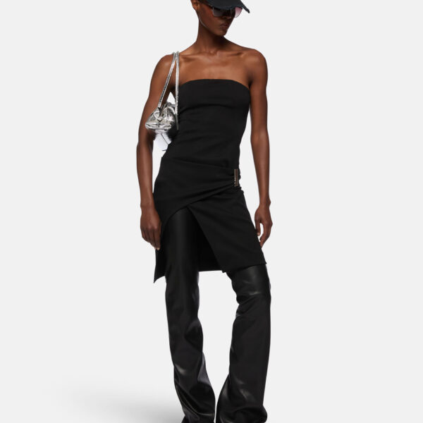 The Attico Black Midi Dress - The Attico Dresses - Designed by Gilda Ambrosio & Giorgia Tordini - Shop at Coveti