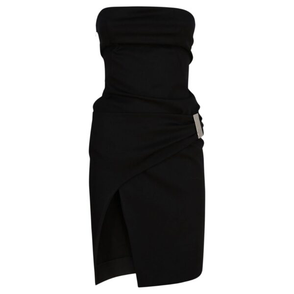 The Attico Black Midi Dress - The Attico Dresses - Designed by Gilda Ambrosio & Giorgia Tordini - Shop at Coveti