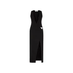The Attico Black Midi Dress - The Attico Dresses - Designed by Gilda Ambrosio & Giorgia Tordini - Shop at Coveti