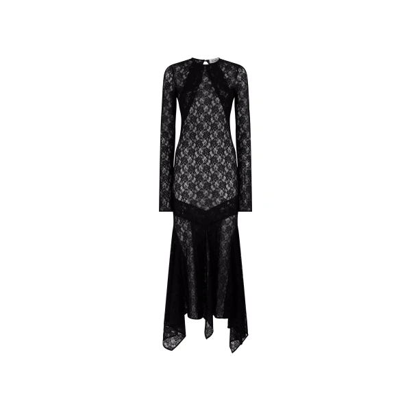 The Attico Black Midi Dress