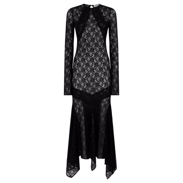 The Attico Black Midi Dress - The Attico Dresses - Designed by Gilda Ambrosio & Giorgia Tordini - Shop at Coveti