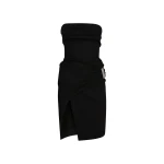 The Attico Black Midi Dress - The Attico Dresses - Designed by Gilda Ambrosio & Giorgia Tordini - Shop at Coveti