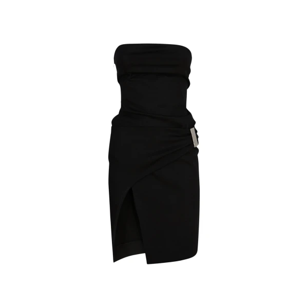 The Attico Black Midi Dress