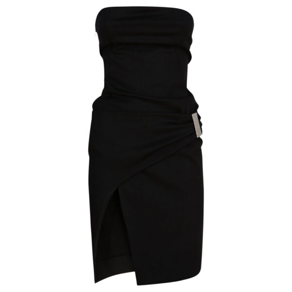 The Attico Black Midi Dress - The Attico Dresses - Designed by Gilda Ambrosio & Giorgia Tordini - Shop at Coveti