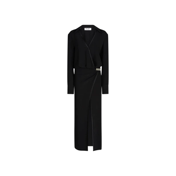 The Attico Black Midi Dress