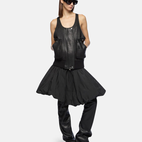 The Attico Black Midi Skirt - The Attico Skirts - Designed by Gilda Ambrosio & Giorgia Tordini - Shop at Coveti
