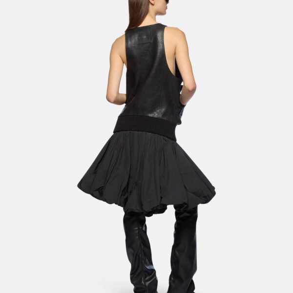 The Attico Black Midi Skirt - The Attico Skirts - Designed by Gilda Ambrosio & Giorgia Tordini - Shop at Coveti