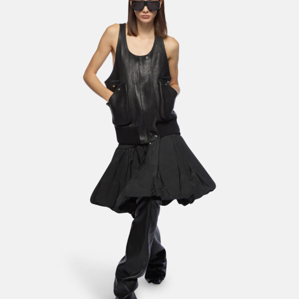 The Attico Black Midi Skirt - The Attico Skirts - Designed by Gilda Ambrosio & Giorgia Tordini - Shop at Coveti