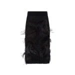 The Attico Black Midi Skirt - The Attico Skirts - Designed by Gilda Ambrosio & Giorgia Tordini - Shop at Coveti