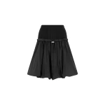 The Attico Black Midi Skirt - The Attico Skirts - Designed by Gilda Ambrosio & Giorgia Tordini - Shop at Coveti
