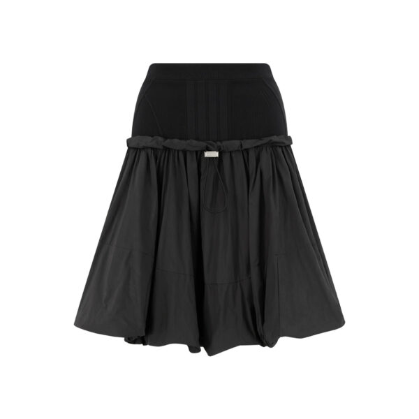 The Attico Black Midi Skirt - The Attico Skirts - Designed by Gilda Ambrosio & Giorgia Tordini - Shop at Coveti
