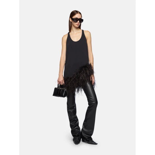 The Attico Black Mini Dress, view 2