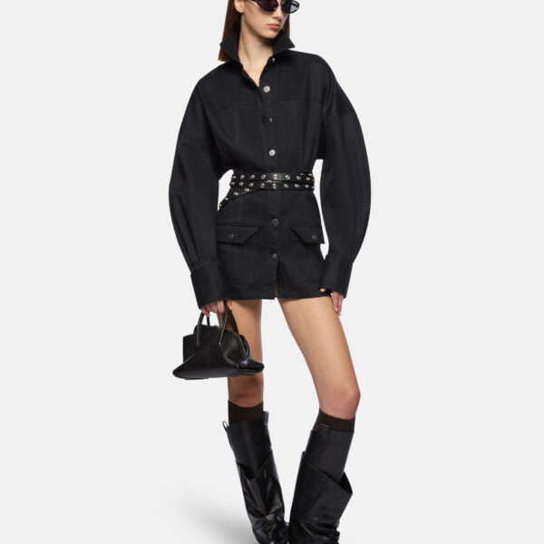 The Attico Black Mini Dress - The Attico Dresses - Designed by Gilda Ambrosio & Giorgia Tordini - Shop at Coveti