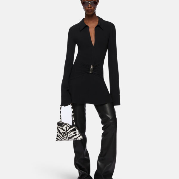 The Attico Black Mini Dress - The Attico Dresses - Designed by Gilda Ambrosio & Giorgia Tordini - Shop at Coveti
