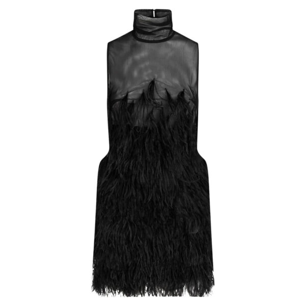 The Attico Black Mini Dress - The Attico Dresses - Designed by Gilda Ambrosio & Giorgia Tordini - Shop at Coveti