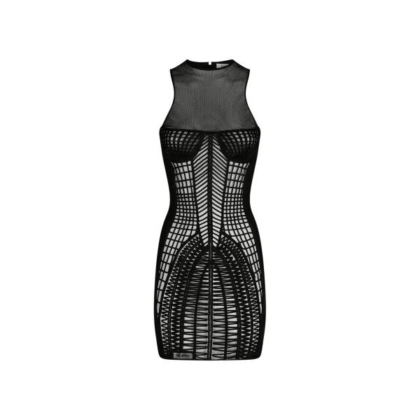 The Attico Black Mini Dress