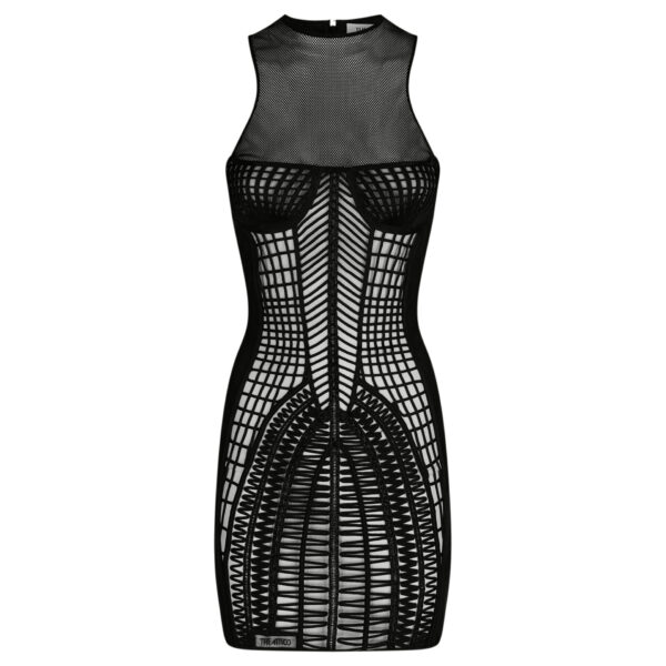 The Attico Black Mini Dress - The Attico Dresses - Designed by Gilda Ambrosio & Giorgia Tordini - Shop at Coveti