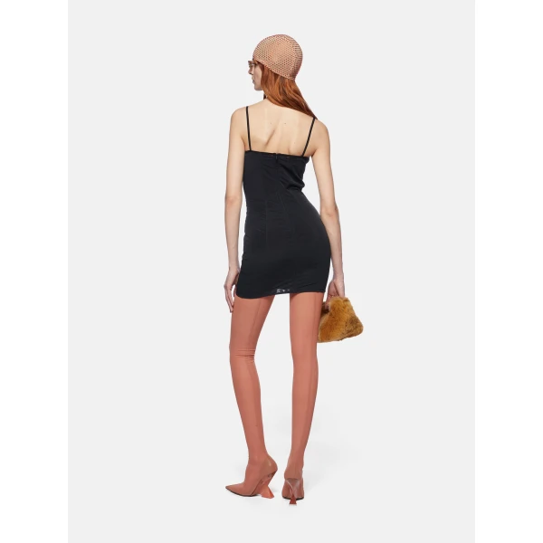 The Attico Black Mini Dress, view 3