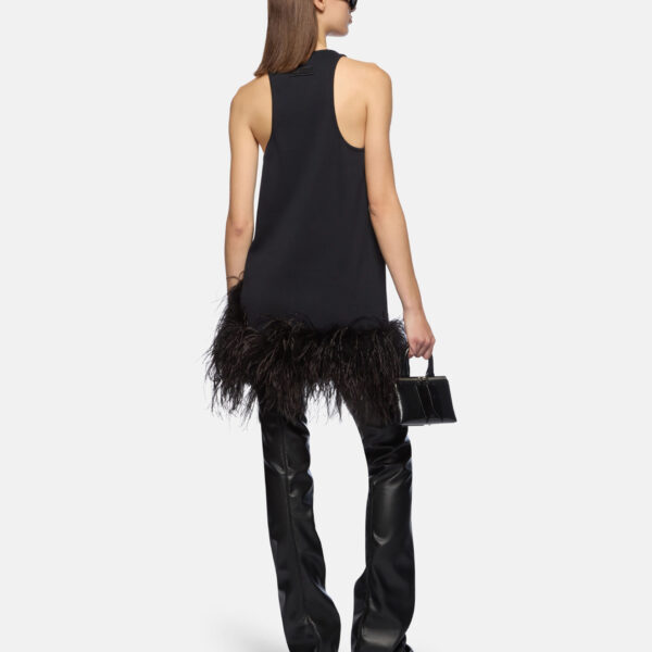The Attico Black Mini Dress - The Attico Dresses - Designed by Gilda Ambrosio & Giorgia Tordini - Shop at Coveti