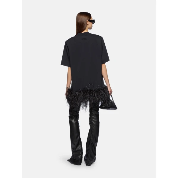 The Attico Black Mini Dress, view 3