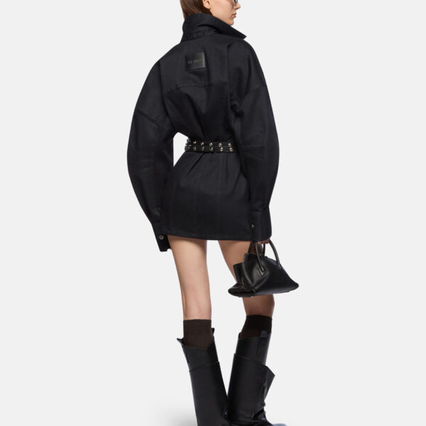 The Attico Black Mini Dress - The Attico Dresses - Designed by Gilda Ambrosio & Giorgia Tordini - Shop at Coveti