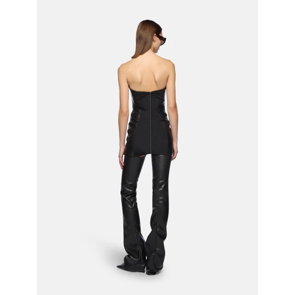 The Attico Black Mini Dress, view 3