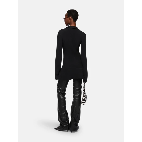 The Attico Black Mini Dress, view 3