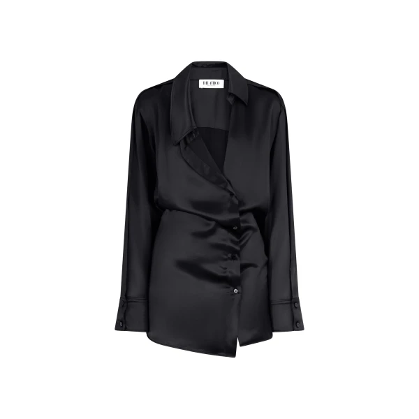 The Attico Black Mini Dress, view 4