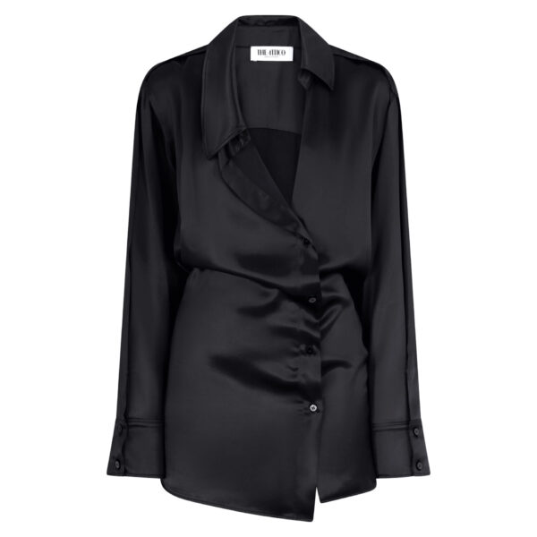 The Attico Black Mini Dress - The Attico Dresses - Designed by Gilda Ambrosio & Giorgia Tordini - Shop at Coveti