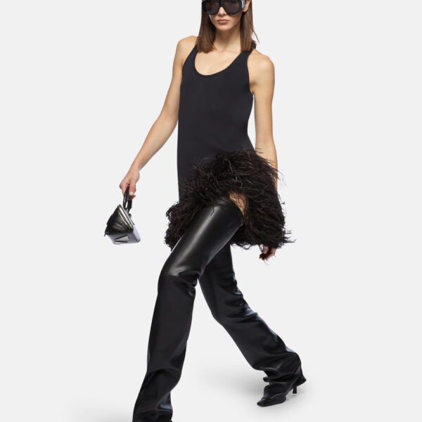 The Attico Black Mini Dress - The Attico Dresses - Designed by Gilda Ambrosio & Giorgia Tordini - Shop at Coveti