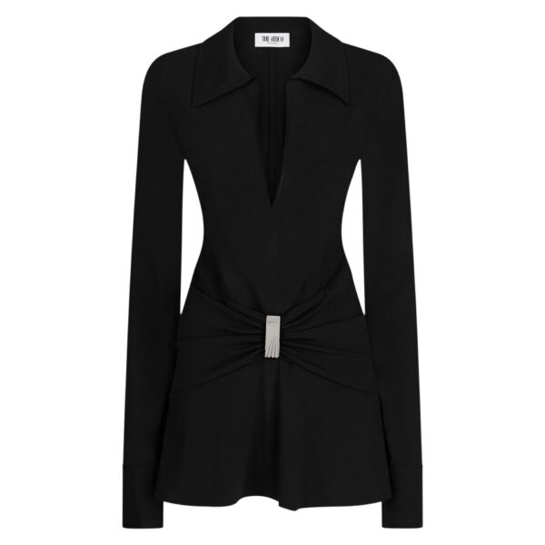 The Attico Black Mini Dress - The Attico Dresses - Designed by Gilda Ambrosio & Giorgia Tordini - Shop at Coveti