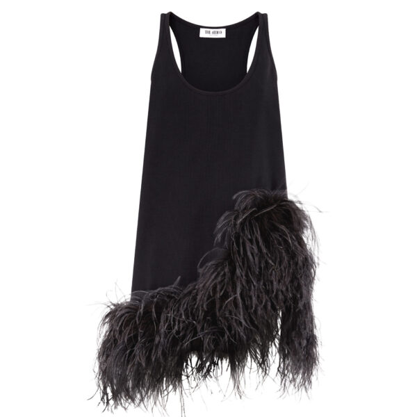 The Attico Black Mini Dress - The Attico Dresses - Designed by Gilda Ambrosio & Giorgia Tordini - Shop at Coveti