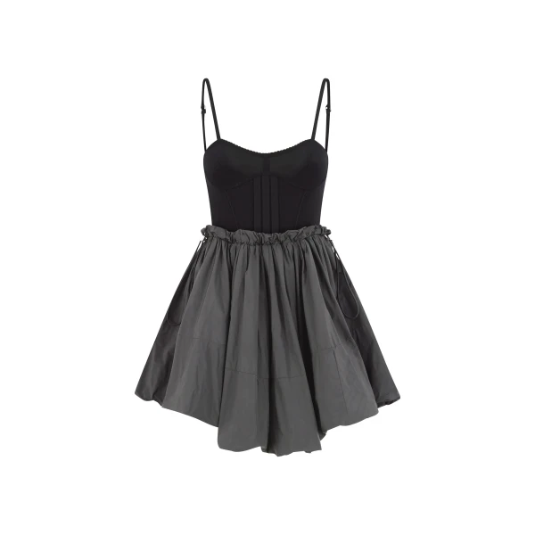 The Attico Black Mini Dress