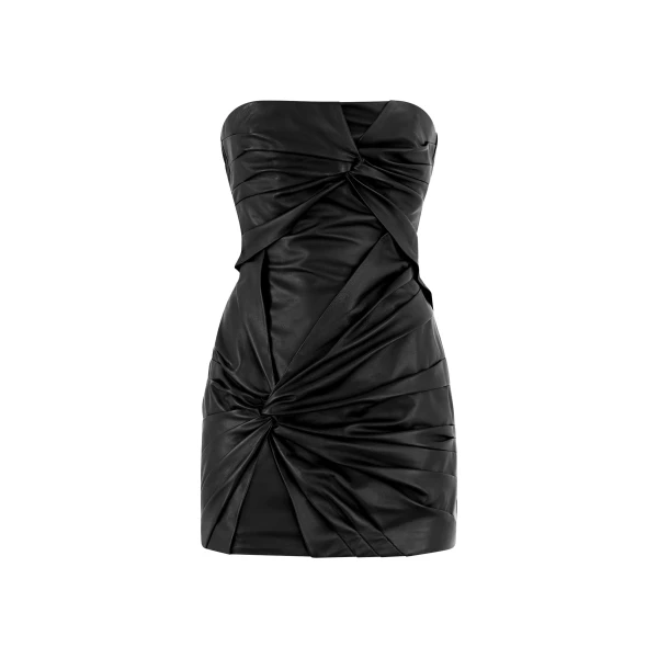 The Attico Black Mini Dress