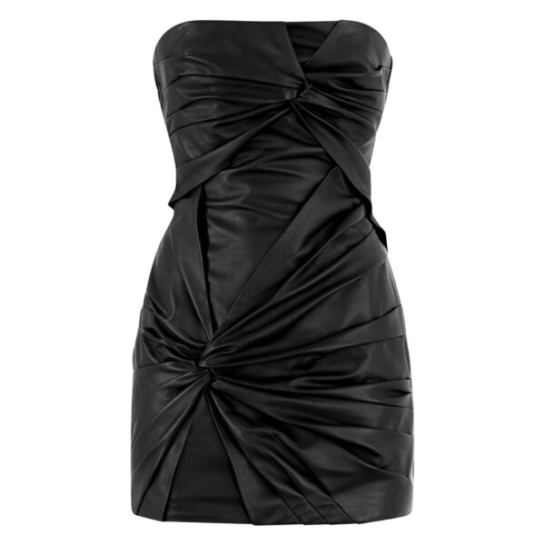 The Attico Black Mini Dress - The Attico Dresses - Designed by Gilda Ambrosio & Giorgia Tordini - Shop at Coveti