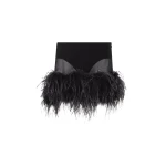 The Attico Black Mini Skirt - The Attico Skirts - Designed by Gilda Ambrosio & Giorgia Tordini - Shop at Coveti