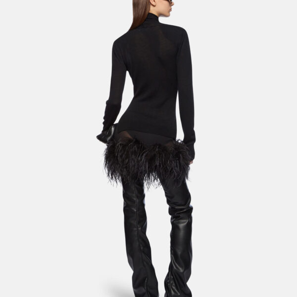 The Attico Black Sweater - The Attico Knitwear - Designed by Gilda Ambrosio & Giorgia Tordini - Shop at Coveti