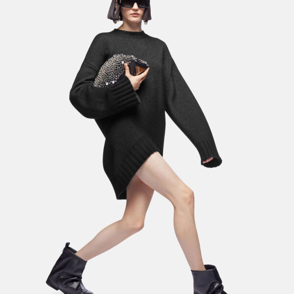 The Attico Black Sweater - The Attico Knitwear - Designed by Gilda Ambrosio & Giorgia Tordini - Shop at Coveti