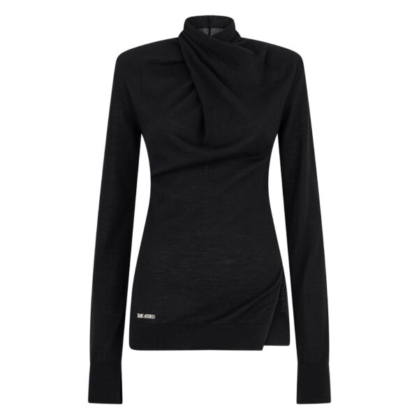 The Attico Black Sweater - The Attico Knitwear - Designed by Gilda Ambrosio & Giorgia Tordini - Shop at Coveti