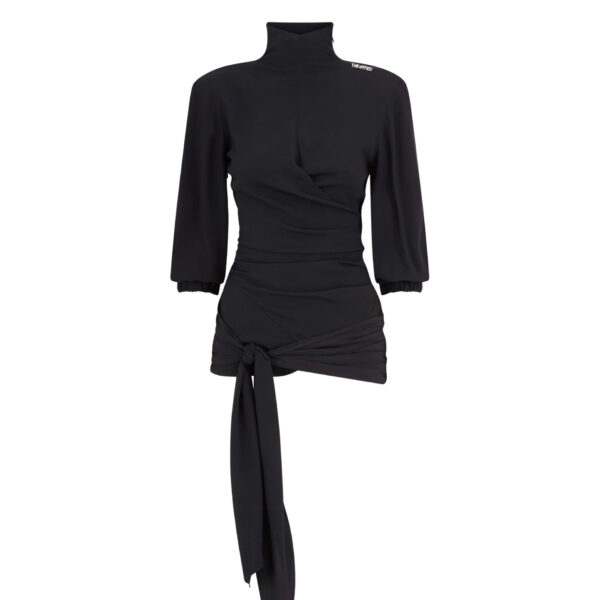 The Attico Black Top - The Attico Tops - Designed by Gilda Ambrosio & Giorgia Tordini - Shop at Coveti