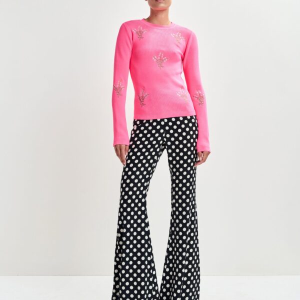 Essentiel Antwerp Black and white polka-dot print - Essentiel Antwerp Knitwear - Colorful Belgian Design - Shop at Coveti