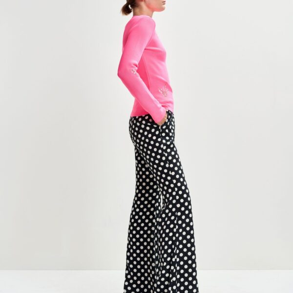 Essentiel Antwerp Black and white polka-dot print - Essentiel Antwerp Knitwear - Colorful Belgian Design - Shop at Coveti