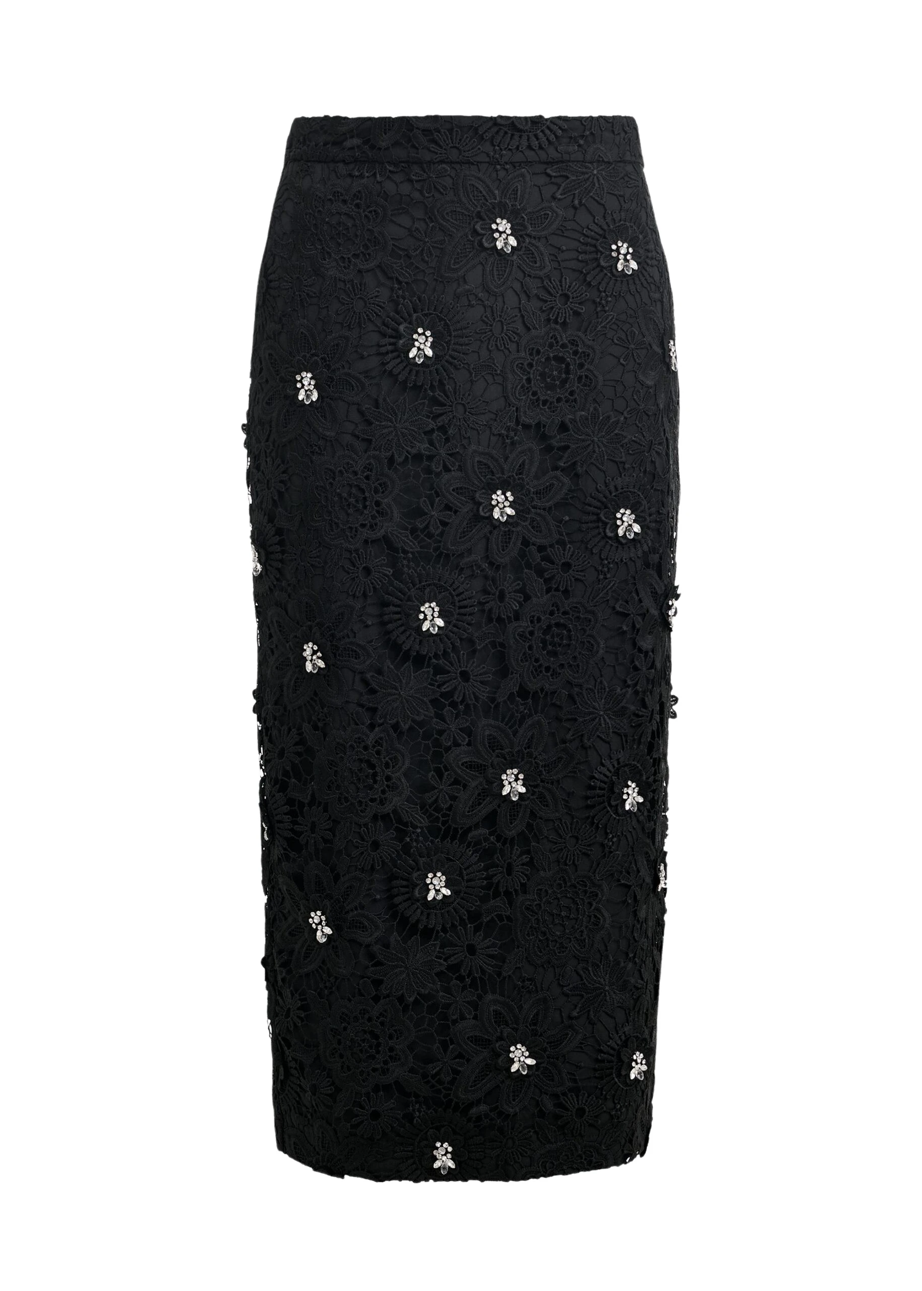 Black-floral-lace-pencil-skirt-with-rhinestone-embellishments-Essentiel-Antwerp-Skirts-scaled64910_nobg Essentiel Antwerp Black floral lace pencil skirt with rhinestone embellishments - Essentiel Antwerp Skirts - Colorful Belgian Design - Shop at Coveti
