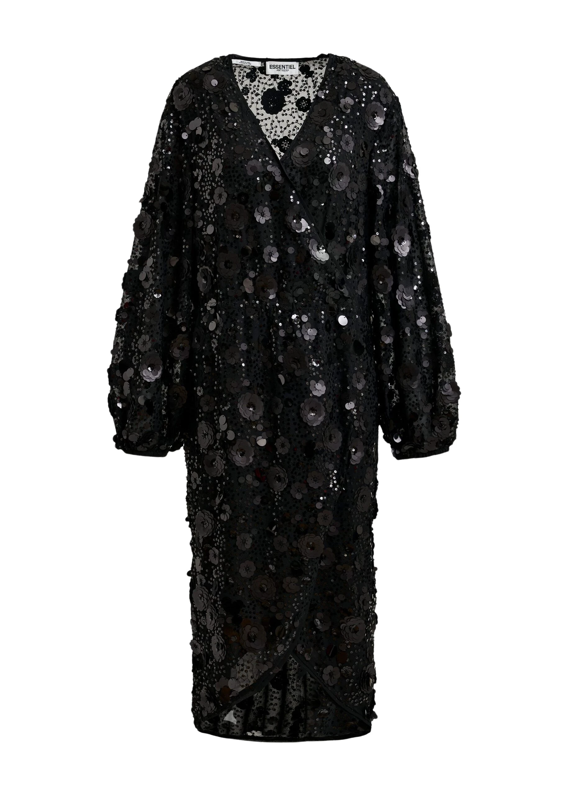 Black-sequin-embellished-wrap-midi-dress-Essentiel-Antwerp-Dresses-scaled14765_nobg Essentiel Antwerp Black sequin-embellished wrap midi dress - Essentiel Antwerp Dresses - Colorful Belgian Design - Shop at Coveti