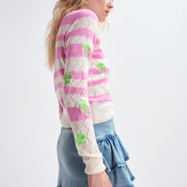 Essentiel Antwerp Blue cotton miniskirt with ruffle details - Essentiel Antwerp Skirts - Colorful Belgian Design - Shop at Coveti